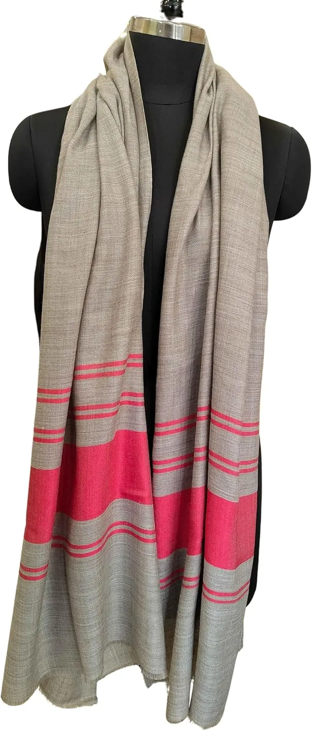 100% pure Cashmere Scarf, Super large size for Men and Women, Warm & Soft Pashmina scarves