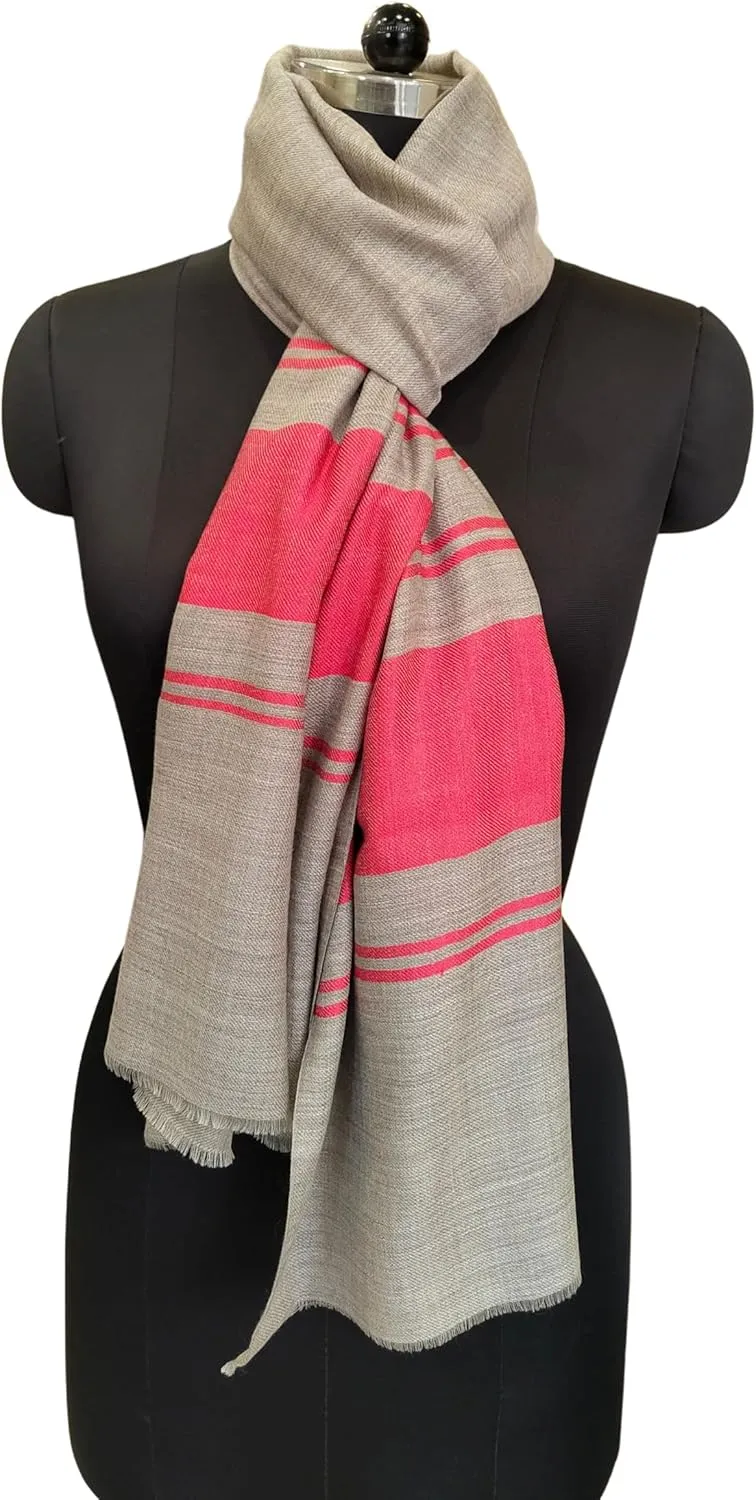 100% pure Cashmere Scarf, Super large size for Men and Women, Warm & Soft Pashmina scarves