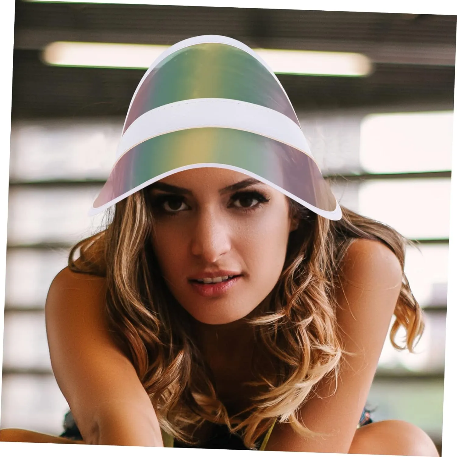 2pcs Sun Visor Face Masks Bonnet for Men Decor Golf Visor Womens Visors for Women Ladies Sun Hats with
