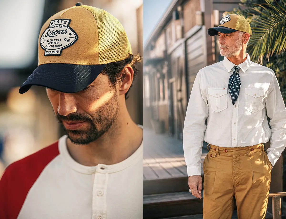 &SONS State Champs Cap Sand/Navy