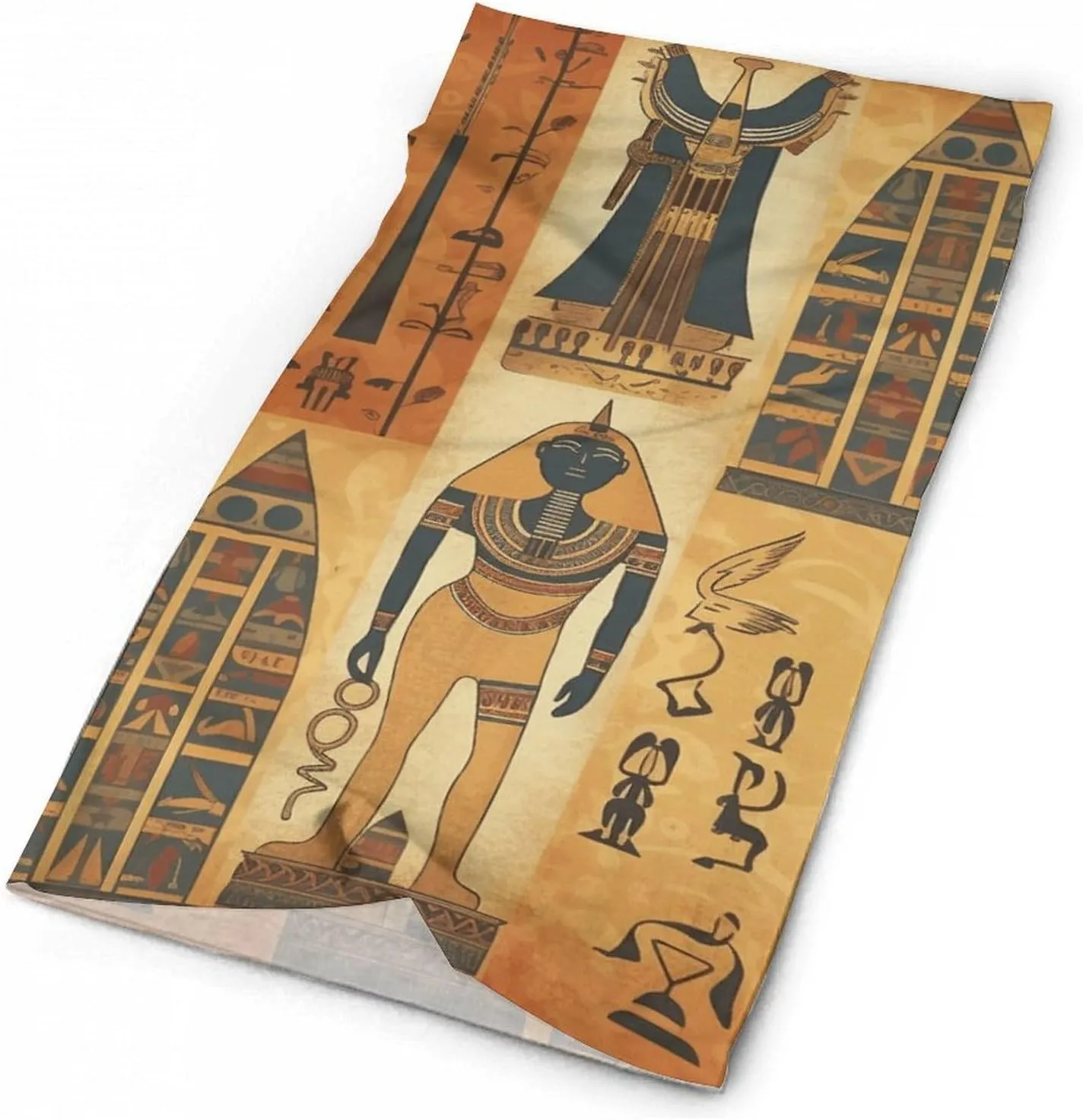 Ancient Egypt Tribe Series Face Mask for Cold Weather Neck Gaiter Scarf Windproof Bandana for Men Women Elastic Balaclava Headbands for Motorcycle Cycling Riding Skiing Party