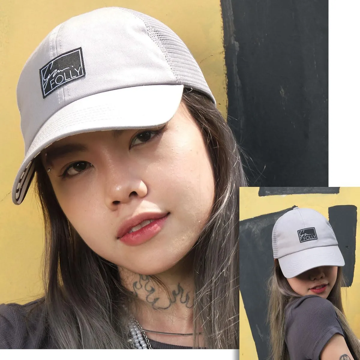 Baseball Cap for Women in Cute Dad Hat Design with Mesh to Stay Cool at The Beach in Summer