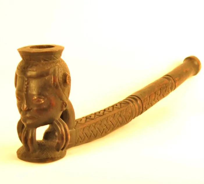Ceremonial Kuba Pipe