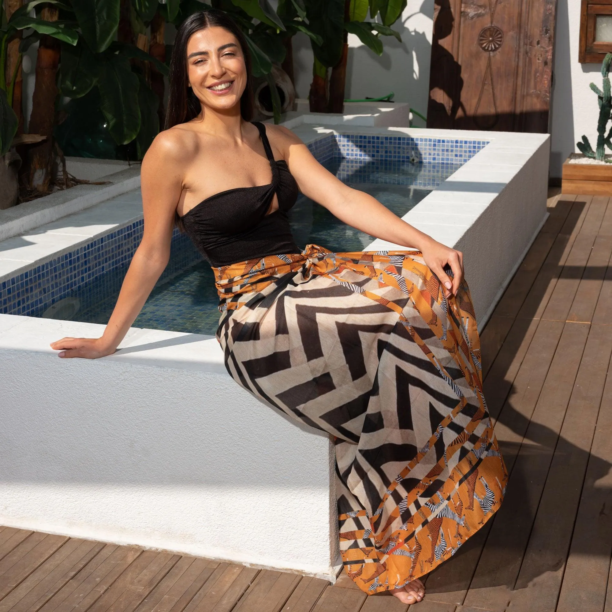 Cover-Up Pareo Patterned - Tall