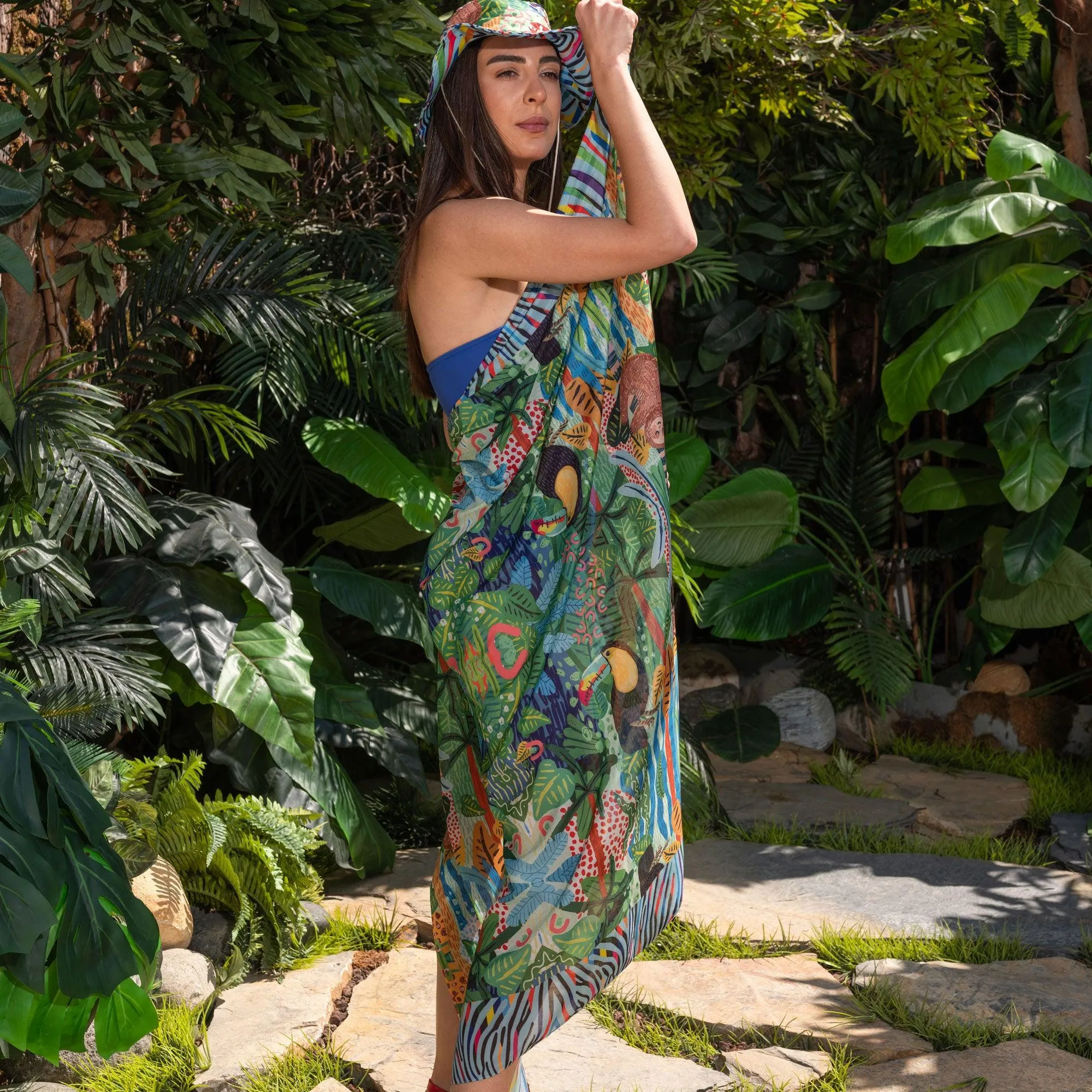 Cover-Up Pareo Patterned - Tall