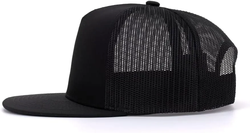 Custom Flat Bill Hats Design Your Own Text Custom Trucker Hats Embroidery Flat Bill Personalized Mesh Hip Hop Snapback Hat
