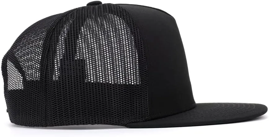 Custom Flat Bill Hats Design Your Own Text Custom Trucker Hats Embroidery Flat Bill Personalized Mesh Hip Hop Snapback Hat