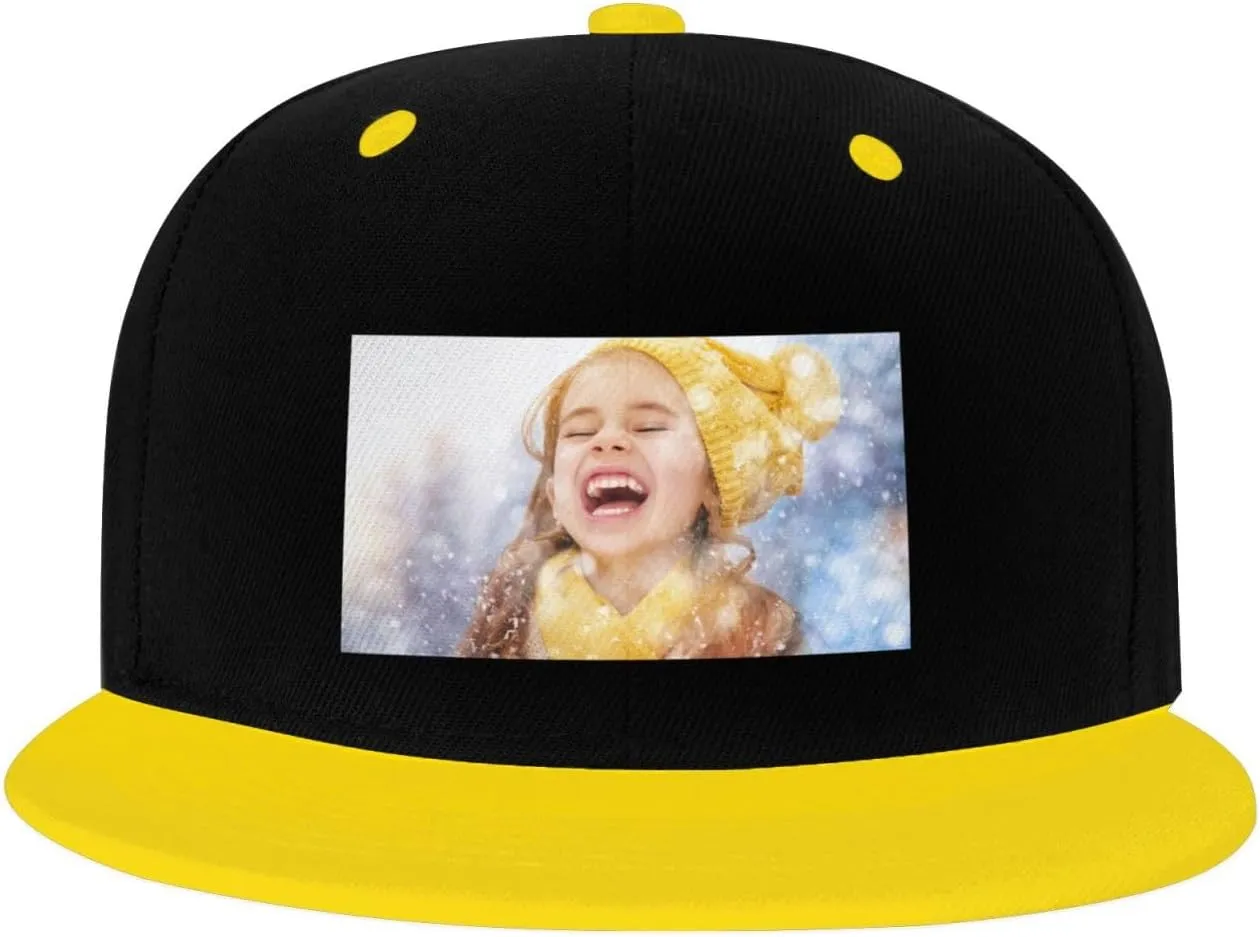 Custom Kids Baseball Hat Personalized Child Hip Hop Baseball Cap Add Your Image/Text/Logo/Photo Boys/Girls Sun Hats