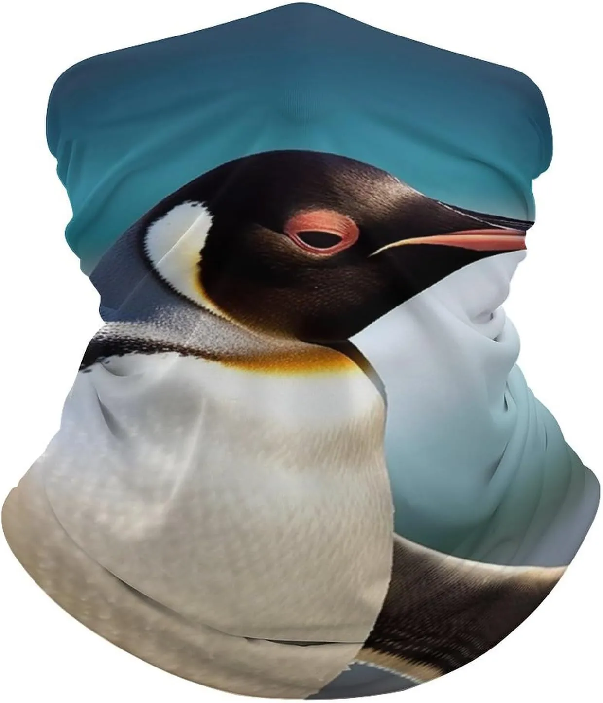 Cute Penguin Neck Gaiter UPF 50  Sun Protection Face Mask Elastic Balaclavas Bandana Cooling Face Cover Scarf Cycling Neck Warmer Breathable Headwear for Men Women