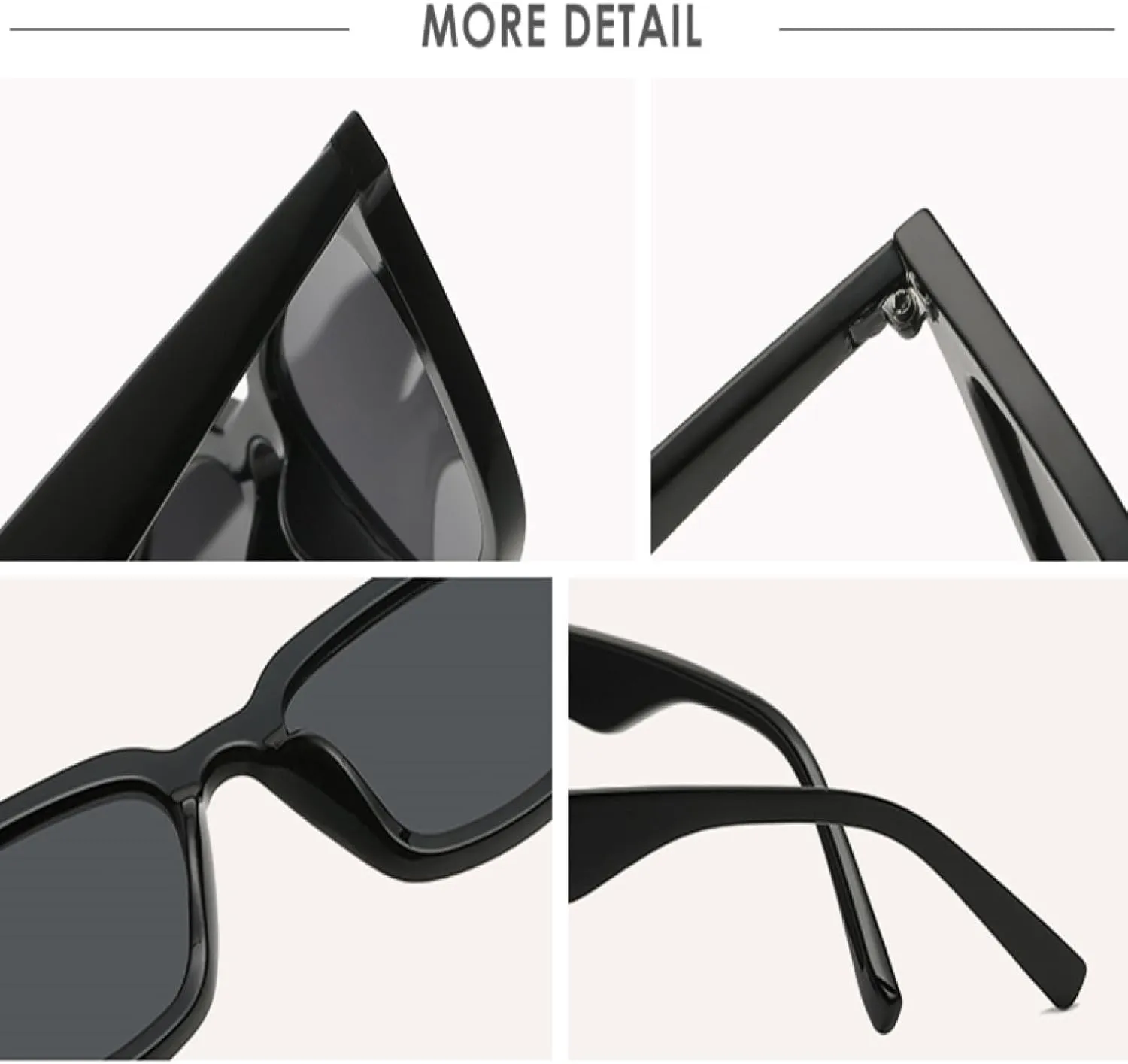 Cycling Cat Eye Sunglasses for Women Plastic Frame Retro Fashion Lens Uv400