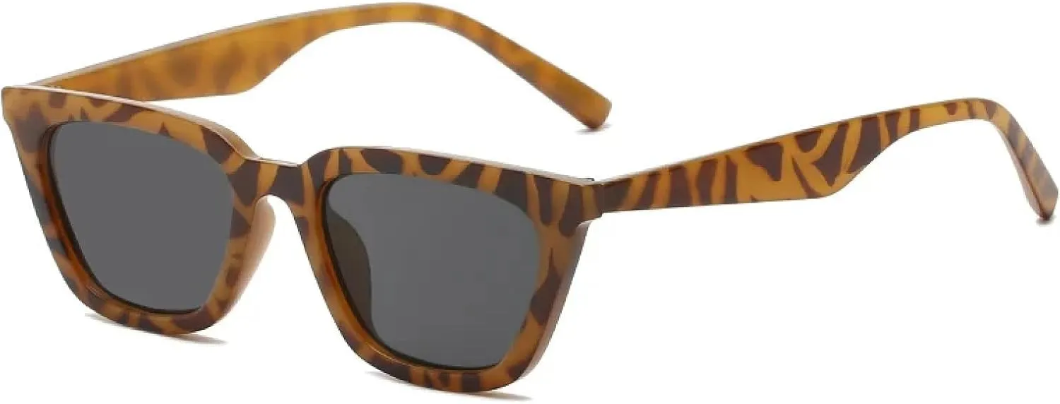 Cycling Cat Eye Sunglasses for Women Plastic Frame Retro Fashion Lens Uv400