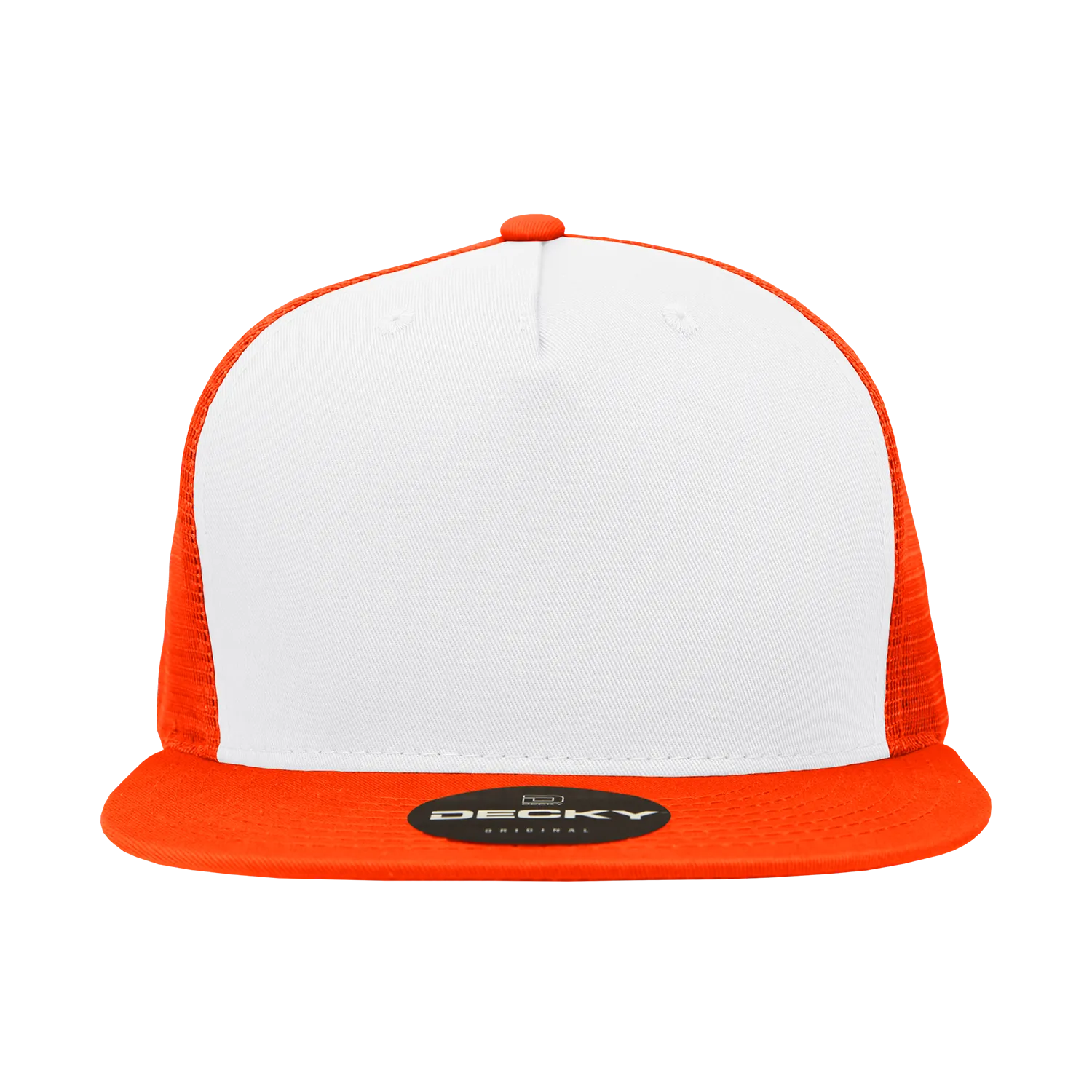 Decky 1040 5 Panel High Profile Structured Cotton Blend Trucker Hat
