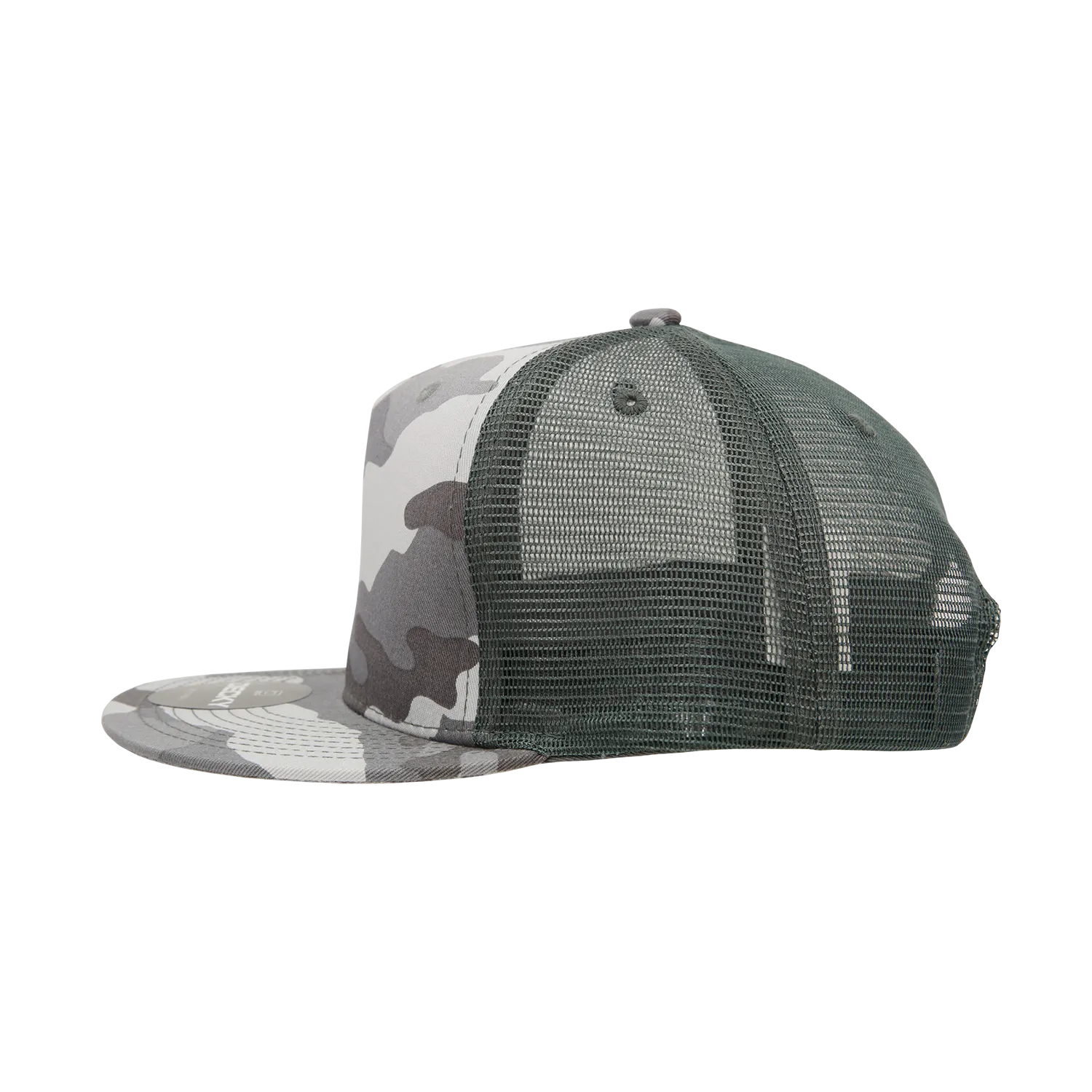 Decky 1040 5 Panel High Profile Structured Cotton Blend Trucker Hat