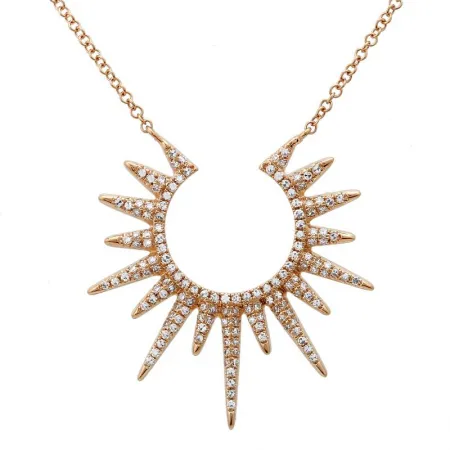 DIAMOND SUN NECKLACE