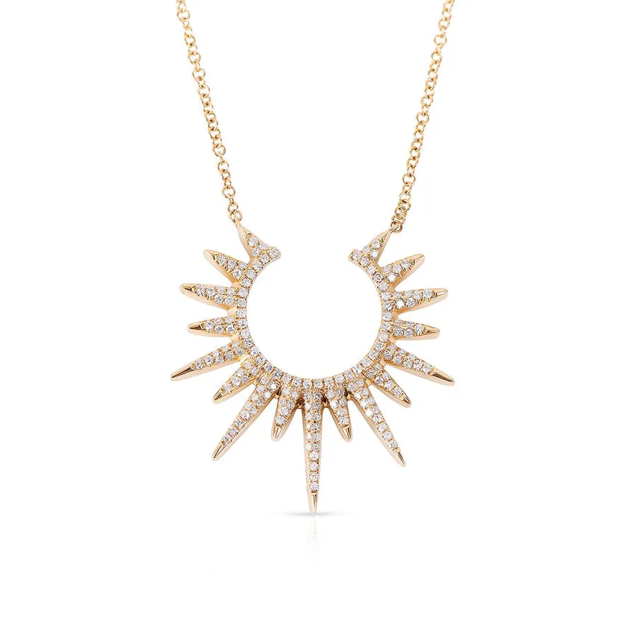 DIAMOND SUN NECKLACE
