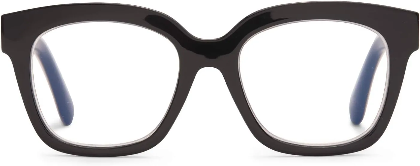 DIFF Reading Glasses blue light blocking, designer lightweight oversized readers Ava Eyewear for Women