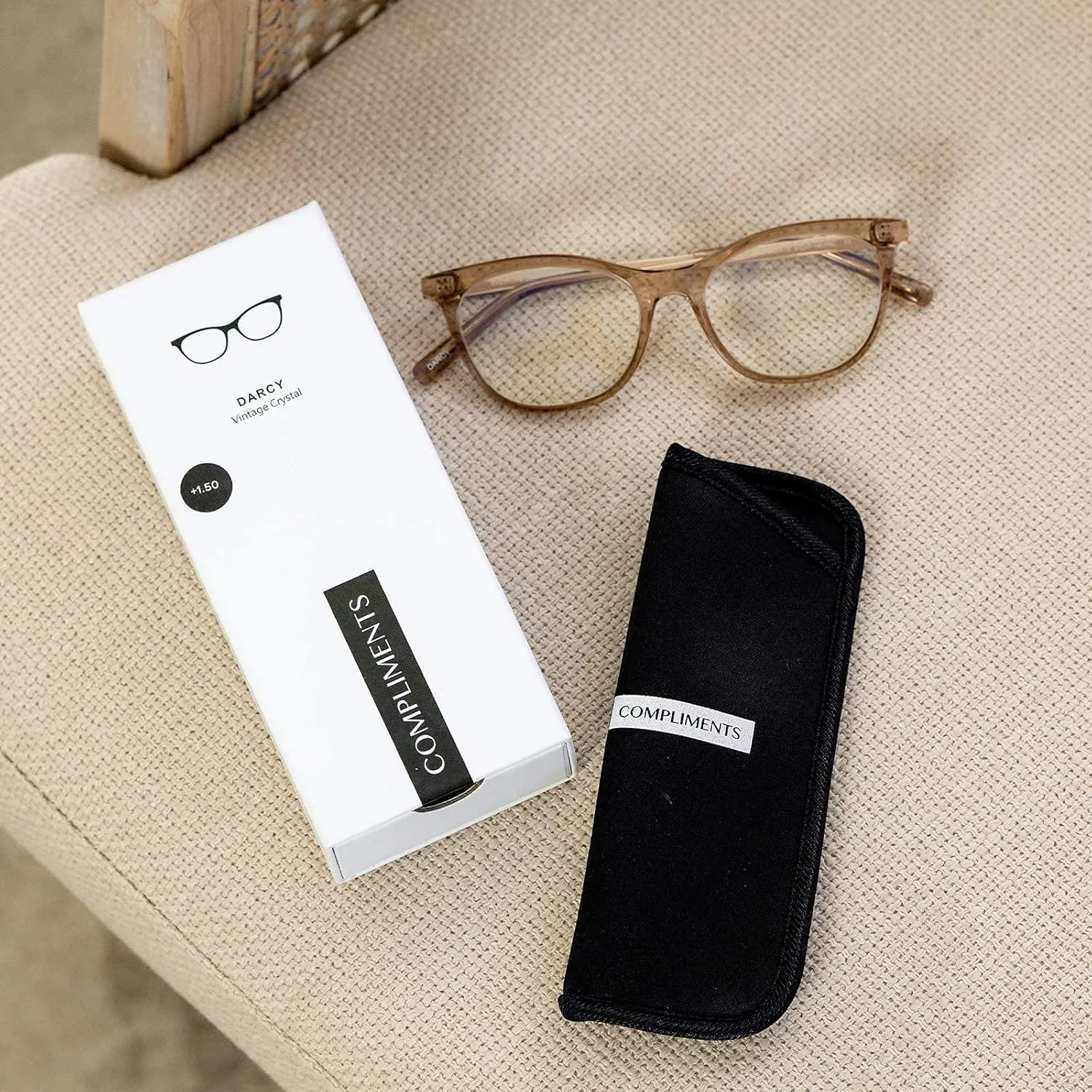 DIFF Reading Glasses blue light blocking, designer lightweight oversized readers Ava Eyewear for Women