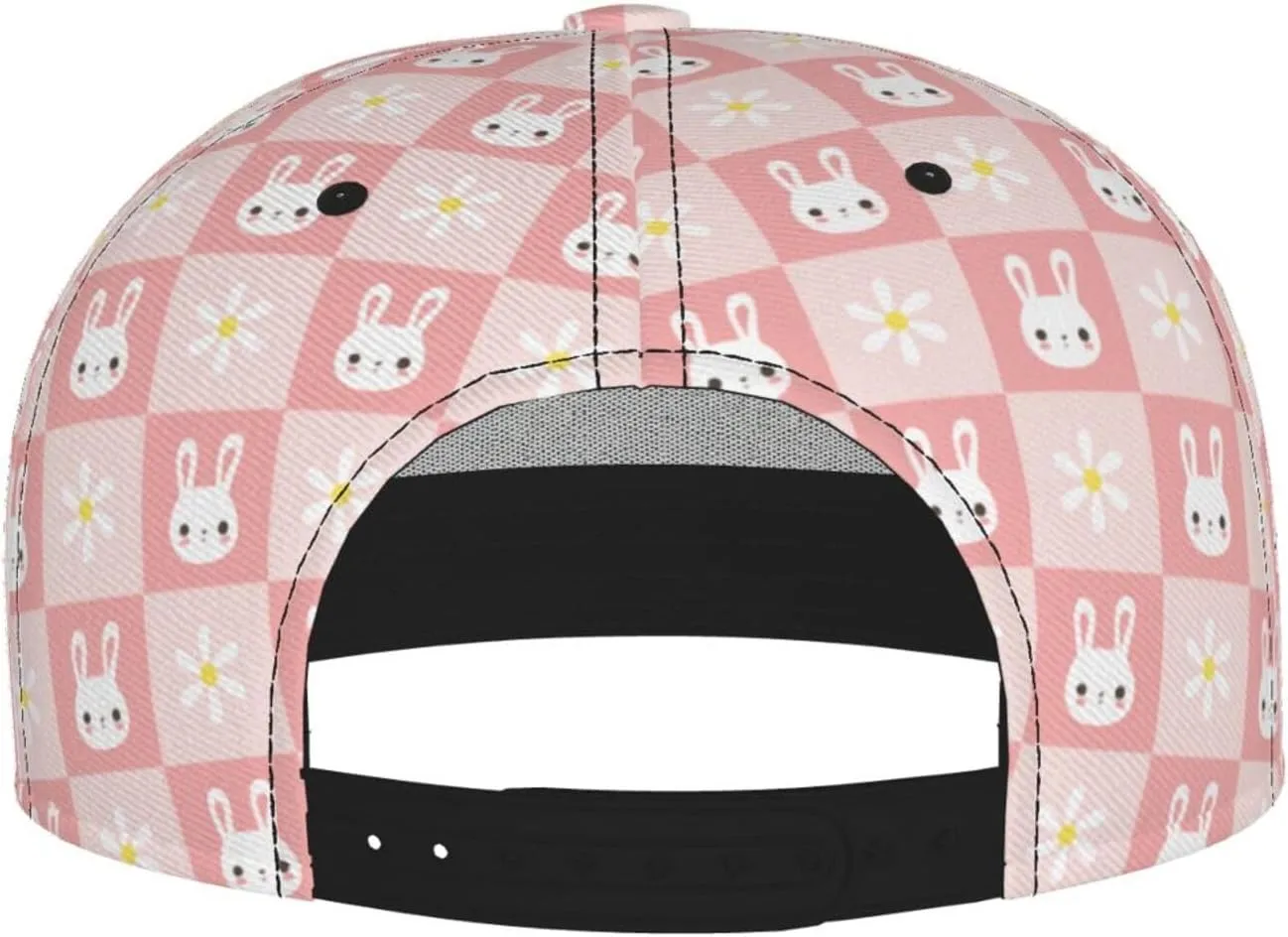 Easter Snapback Hat for Men Women, Easter Baseball Caps Adjustable Flat Brim Hip Hop Sun Hats Unisex