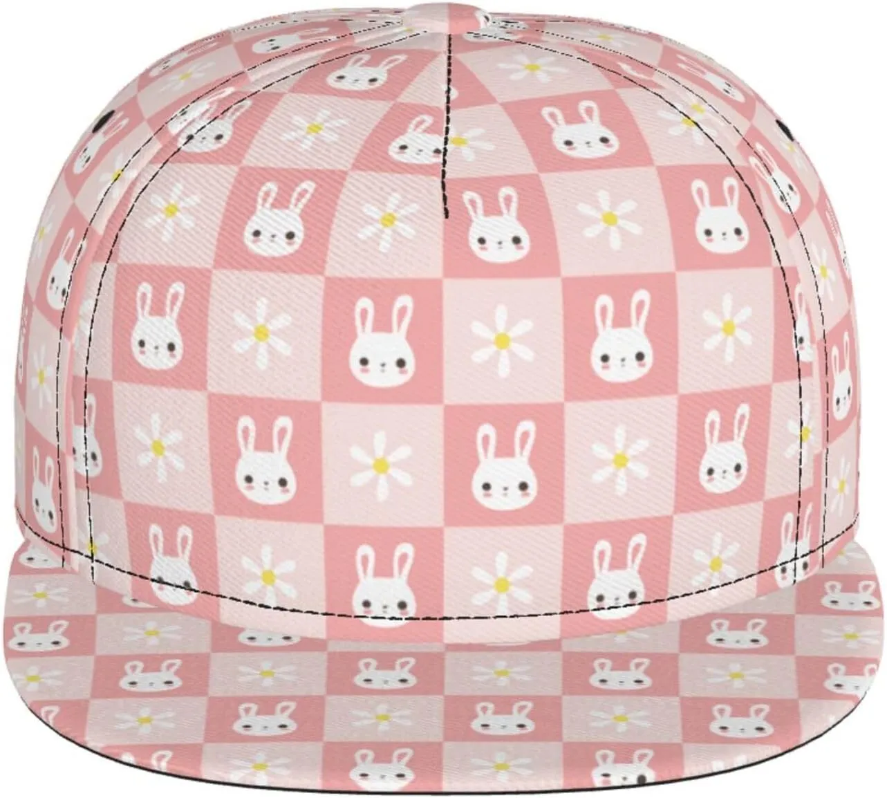 Easter Snapback Hat for Men Women, Easter Baseball Caps Adjustable Flat Brim Hip Hop Sun Hats Unisex