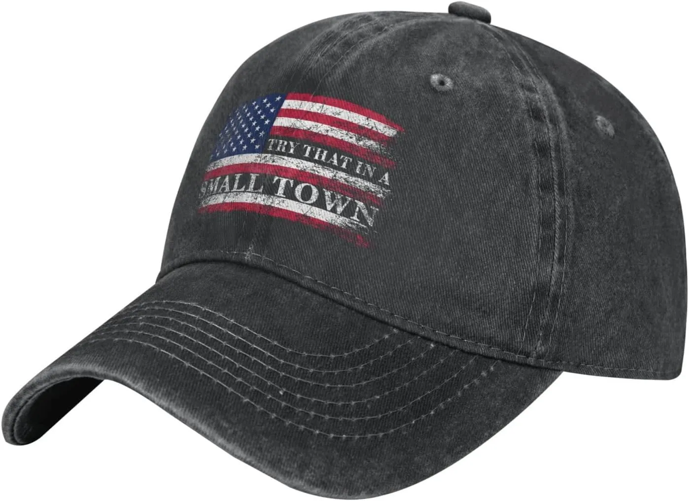 Embroidery Mountain Athletic Baseball Caps for Men Women, Adjustable Trucker Hat Cotton Girl Youth Unisex Adult