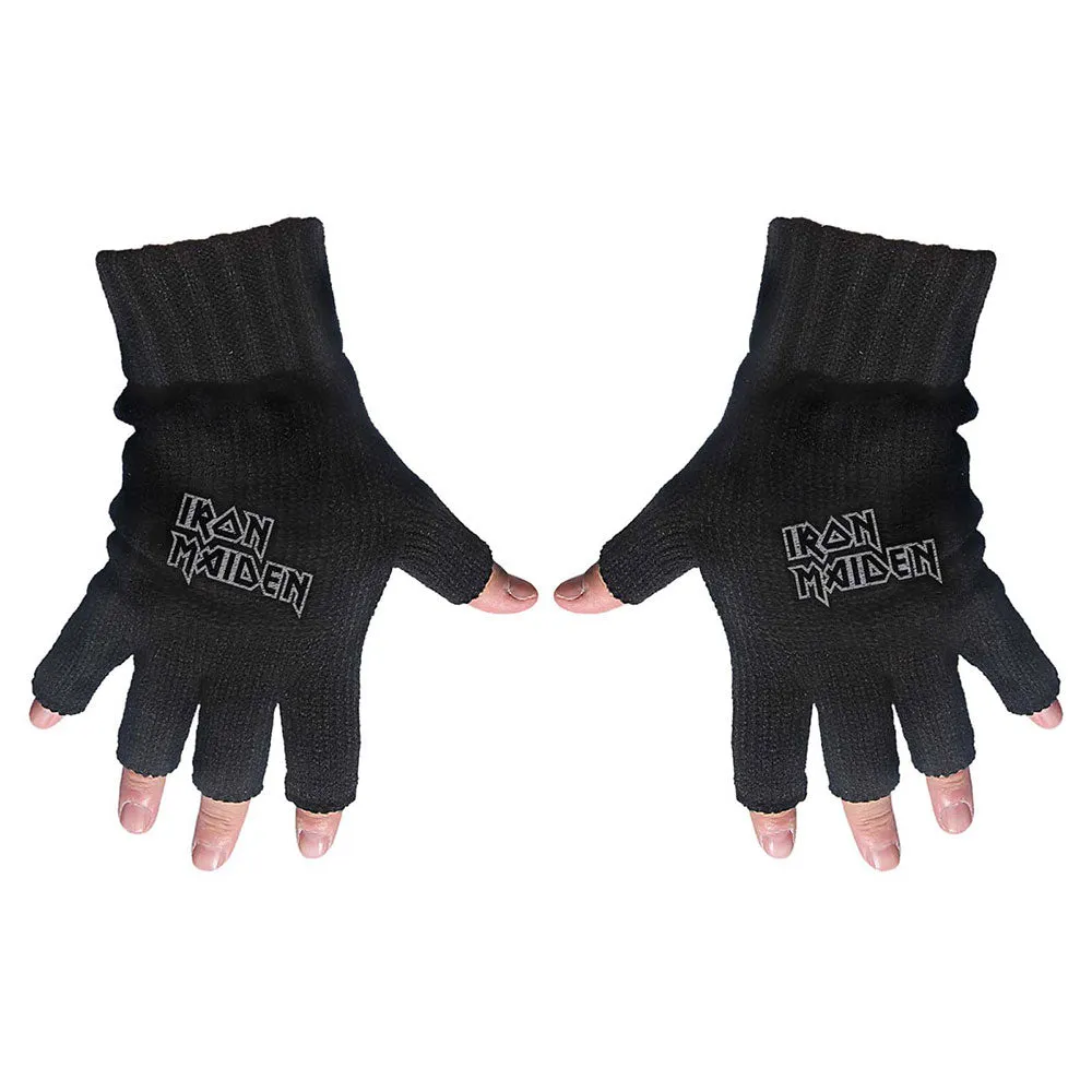 Iron Maiden "Logo" Fingerless Gloves