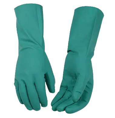 Kinco 2399 13"  Men's Green Textured Fully-Coated Nitrile Gloves (One Dozen)