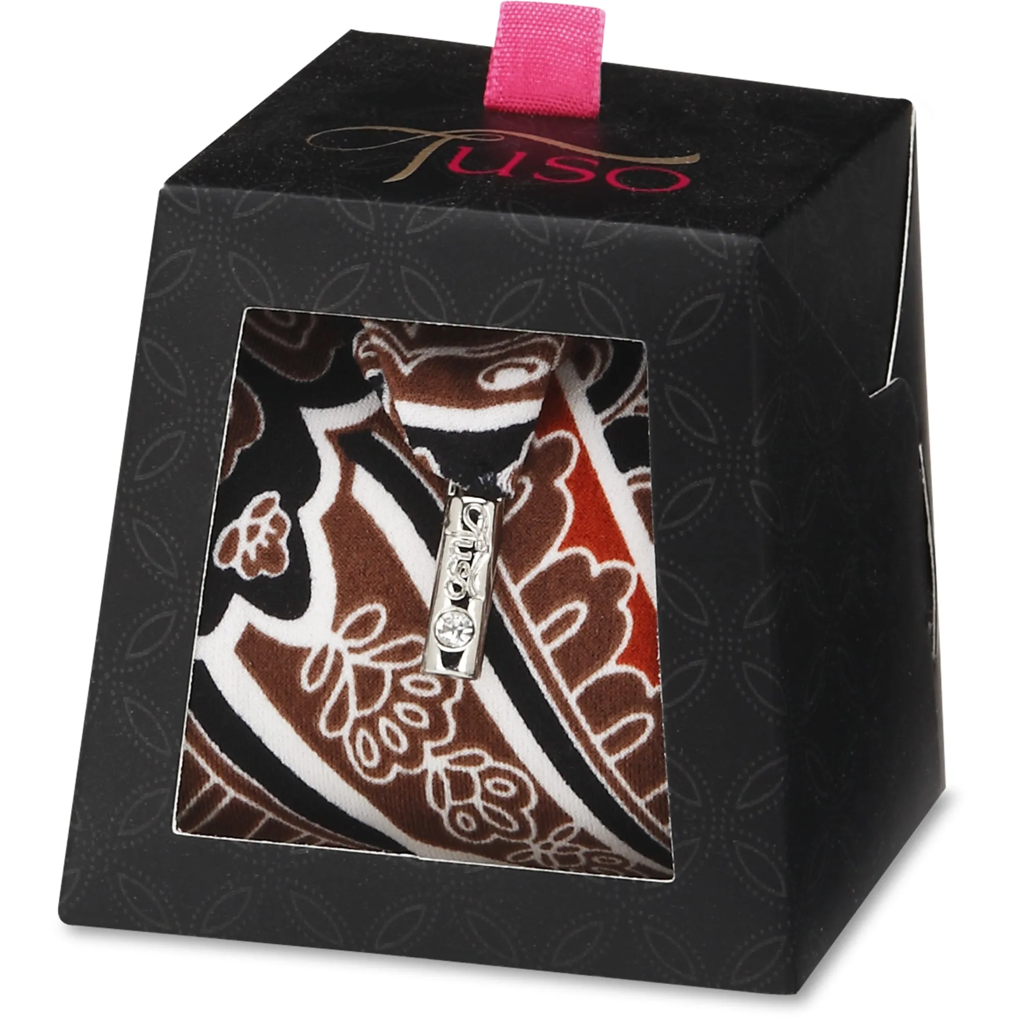Mocha Paisley Mask Ties Set of 2 - 48" x 2.5"