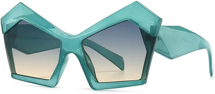 Oversize Cat Eye Sunglasses Women Vintage Big Shades Men Sun Glasses UV400 Eyewear