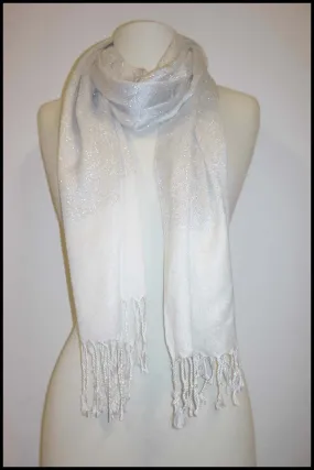 Pashmina Scarf with Sparkly Paisley Imprint