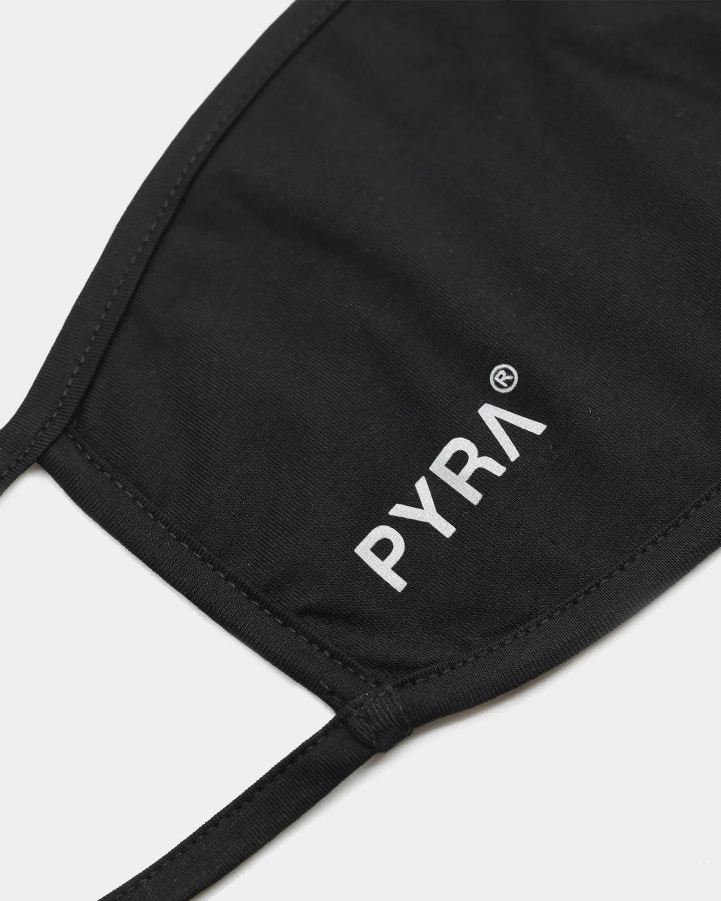 PYRA Reflective Logo Triple Layer Face Mask Black/3M