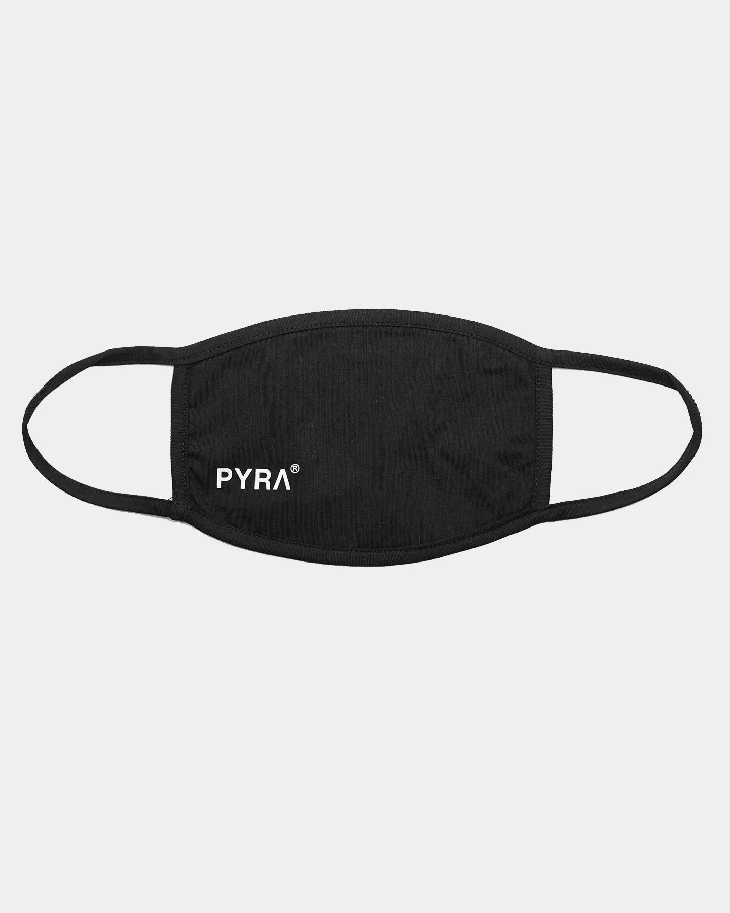 PYRA Reflective Logo Triple Layer Face Mask Black/3M