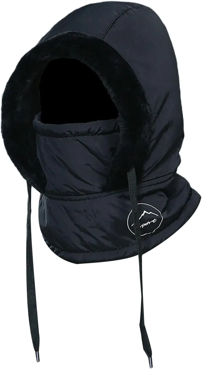 Ski Mask for Men Women Winter Thicken Hat Warm Windproof Face Mask Full Head Cover Scarf Neck for Cold Weather