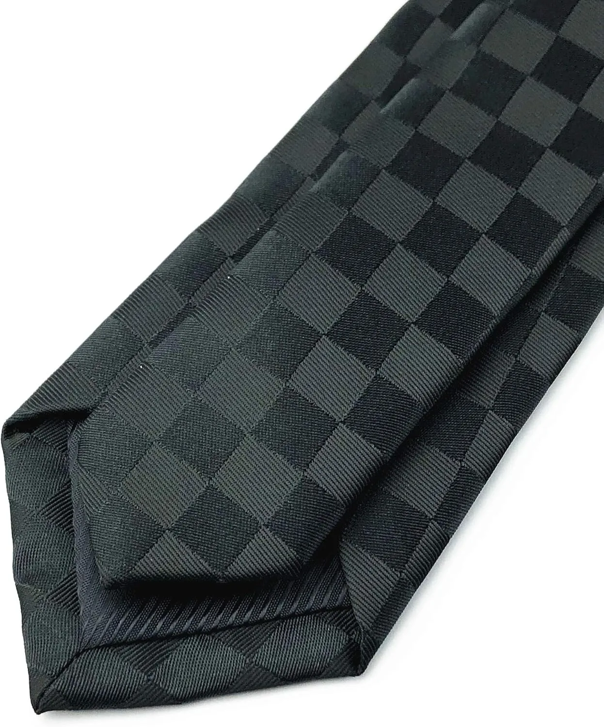Slim Silk Necktie for Men Woven Jacquard Patterned Business Wedding Skinny Ties