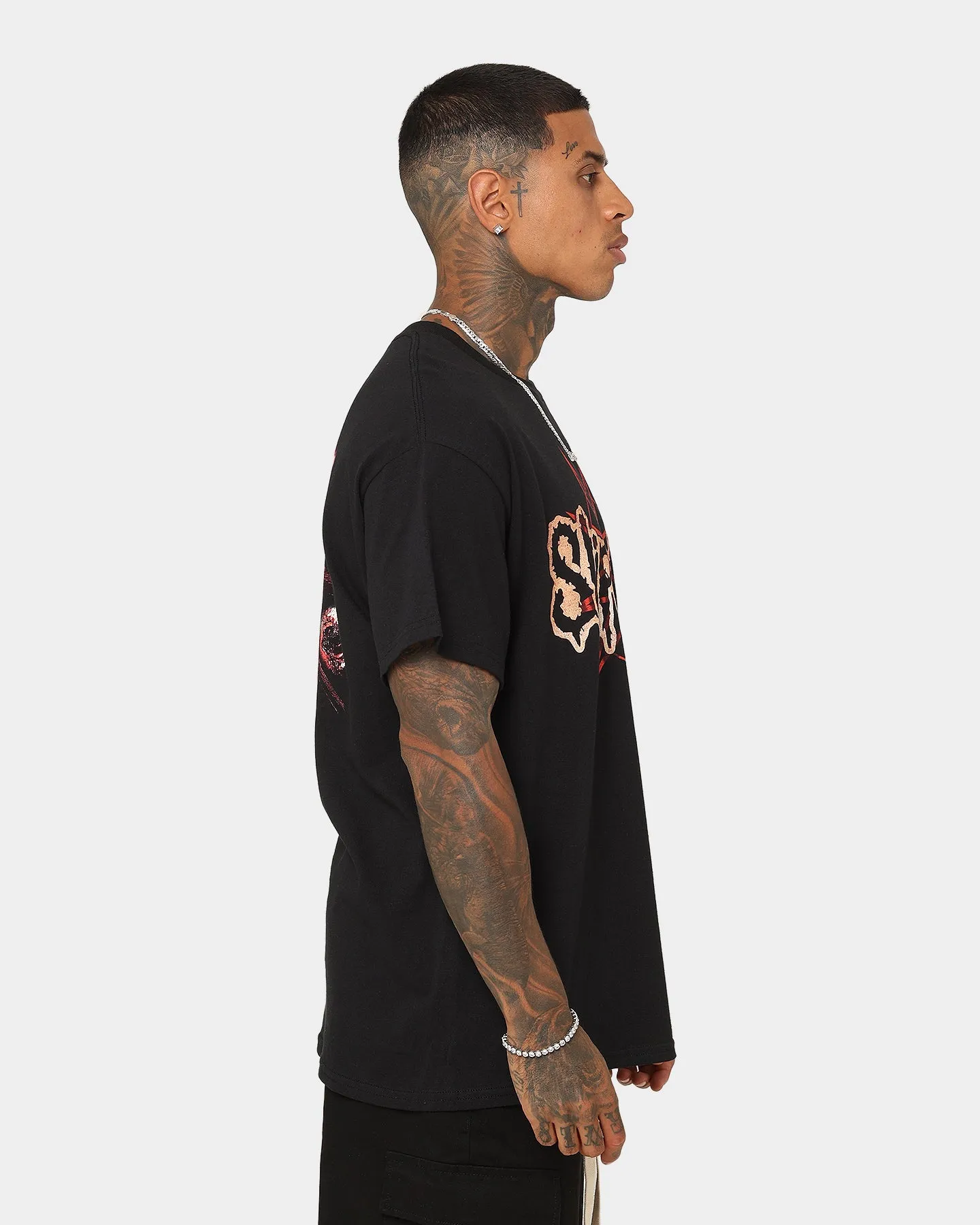 Slipknot Logo And Masks T-Shirt Black