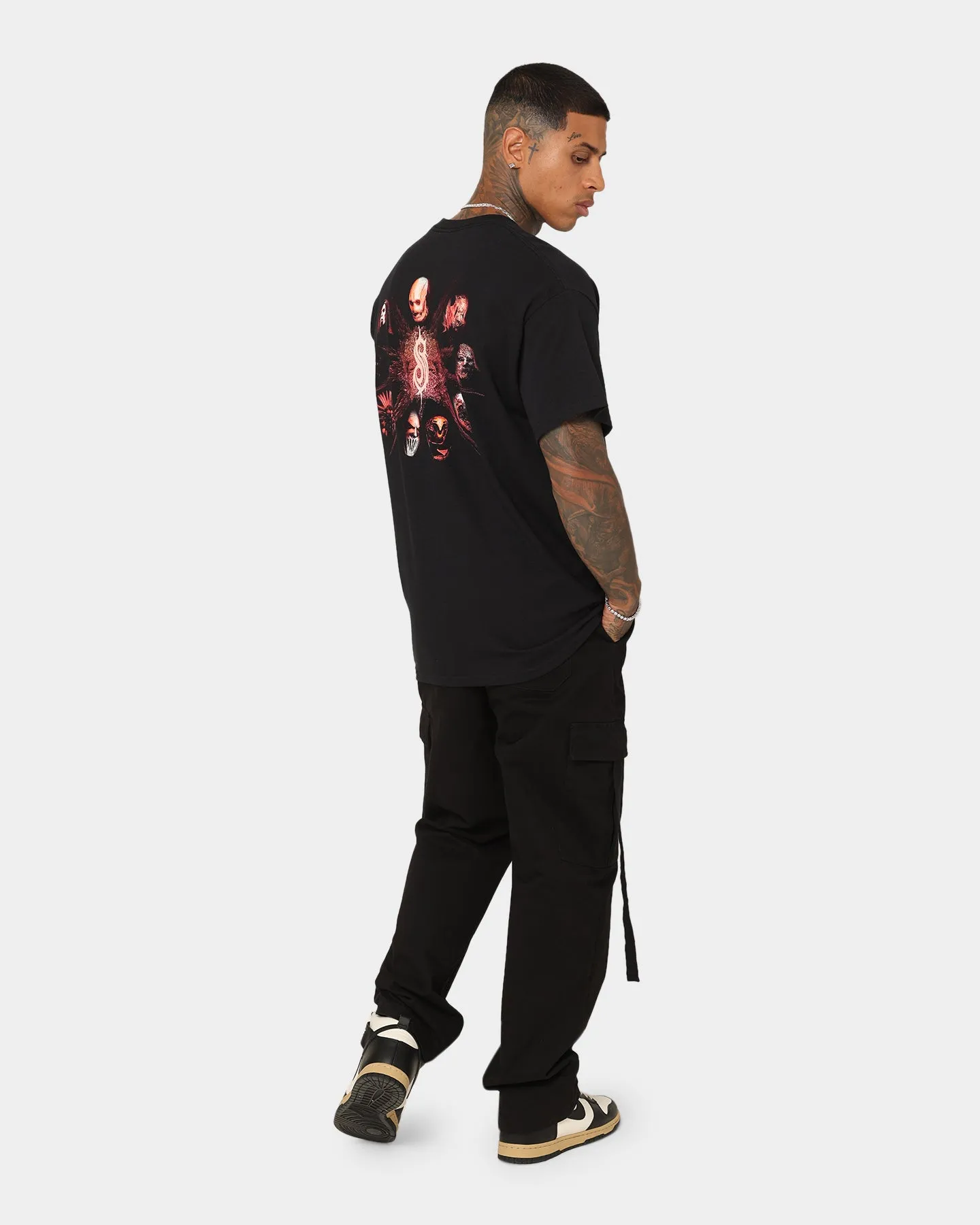 Slipknot Logo And Masks T-Shirt Black