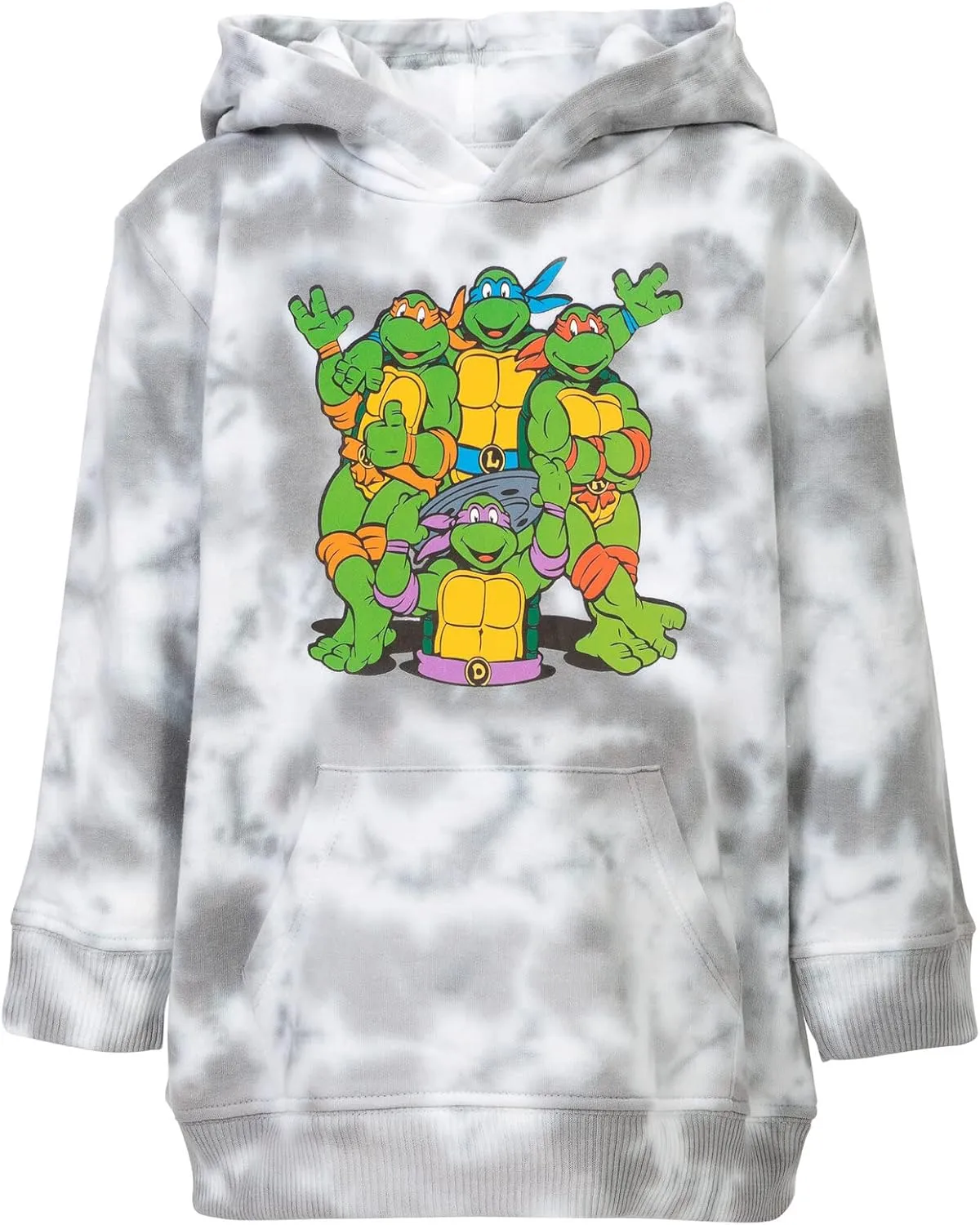 Teenage Mutant Ninja Turtles TMNT Leonardo Michelangelo Donatello Raphael Fleece Pullover Hoodie Toddler to Big Kid