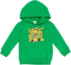Teenage Mutant Ninja Turtles TMNT Leonardo Michelangelo Donatello Raphael Fleece Pullover Hoodie Toddler to Big Kid
