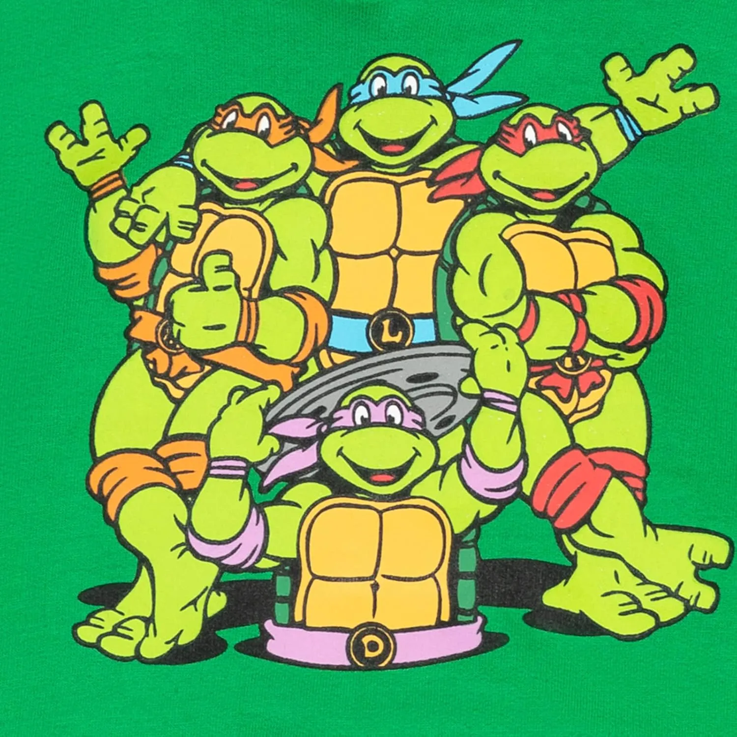 Teenage Mutant Ninja Turtles TMNT Leonardo Michelangelo Donatello Raphael Fleece Pullover Hoodie Toddler to Big Kid