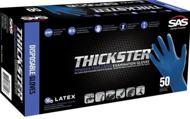 THICKSTER Blue Latex PF X-LARGE Glove
