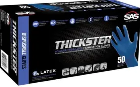 THICKSTER Blue Latex PF X-LARGE Glove