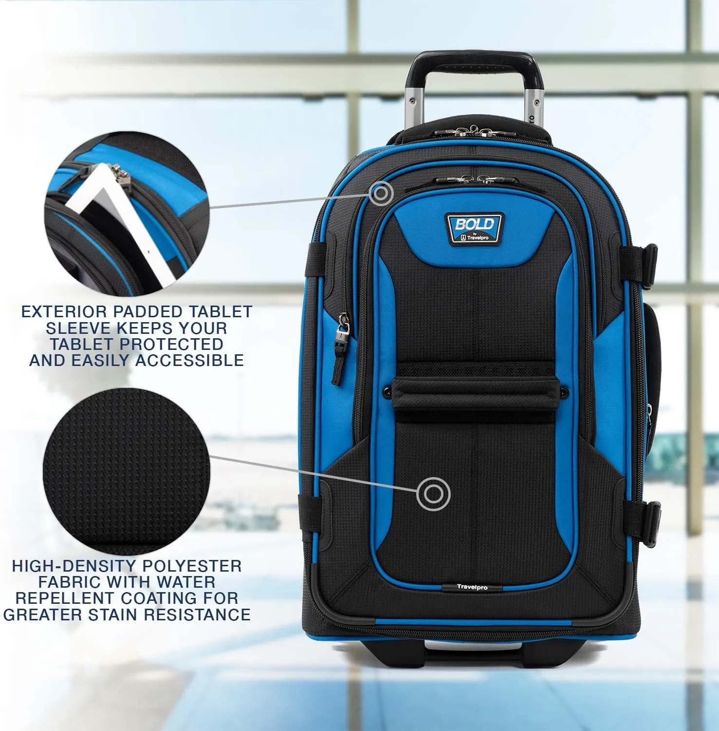 Travelpro Bold Softside Expandable Rollaboard Upright Luggage