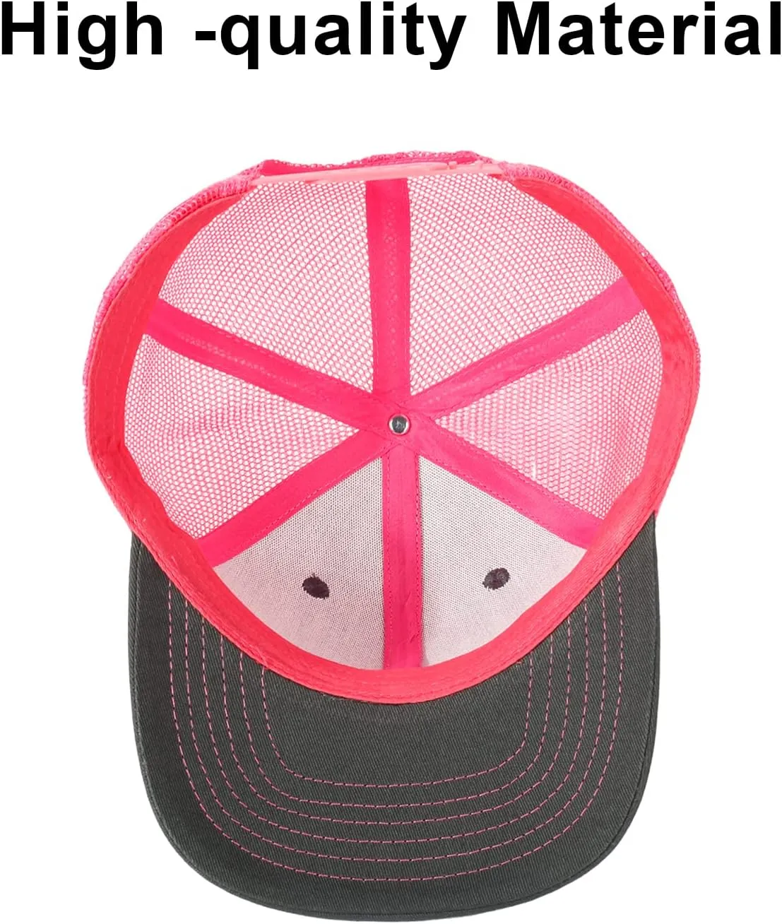 Unisex Trucker Hats Blank Mesh Snapback Hats Sport Plain Baseball Caps Adjustable Fitted Hat