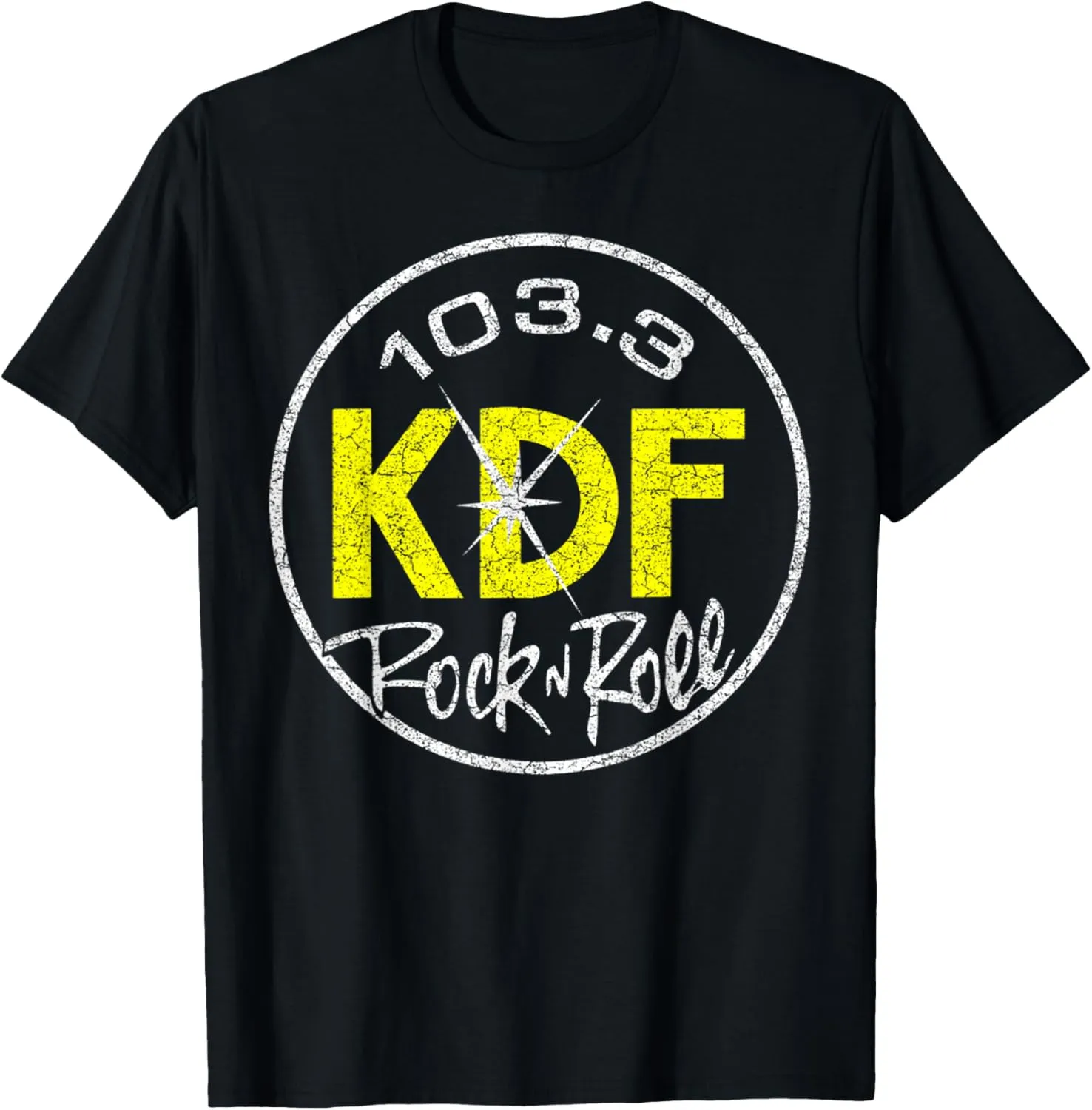 Vintage Graphic 103 KDF Retro Music Rock & Roll Lover Gift T-Shirt