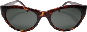 Vintage Nostalgic Edge Womens Cat Eye Bold Thick Tortoise Frame Sunglasses