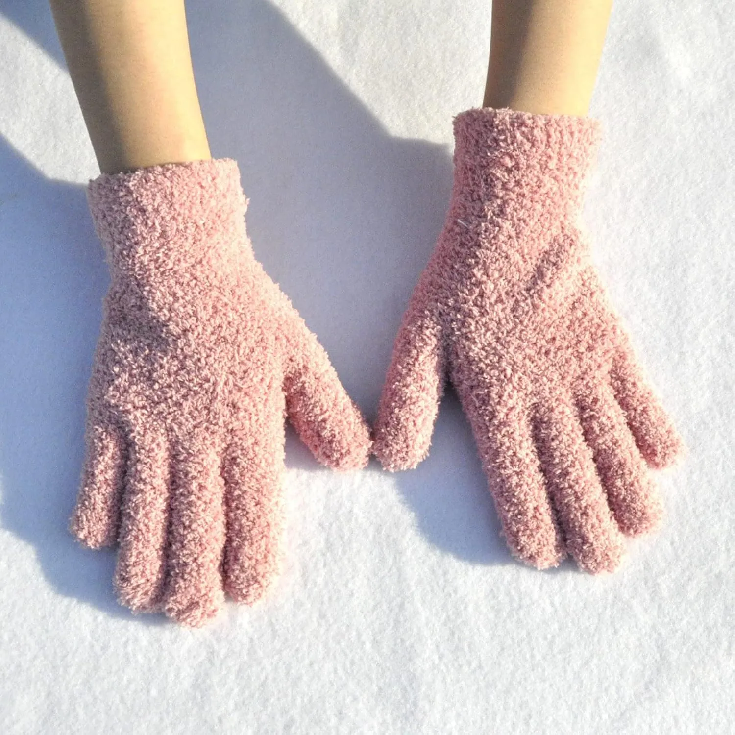 Winter Touchscreen Gloves for Men Women Thermal Warm Knit Glove for Running Driving Hiking Cold Weather