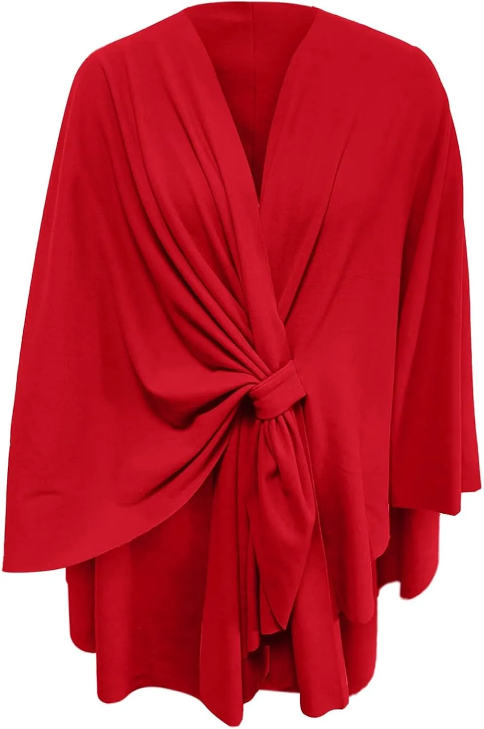Women's Elegant Shawl Wrap Soft Knitted Ponchos and Capes Open Front Sweater CardiganShawls for Fall Winter Wedding