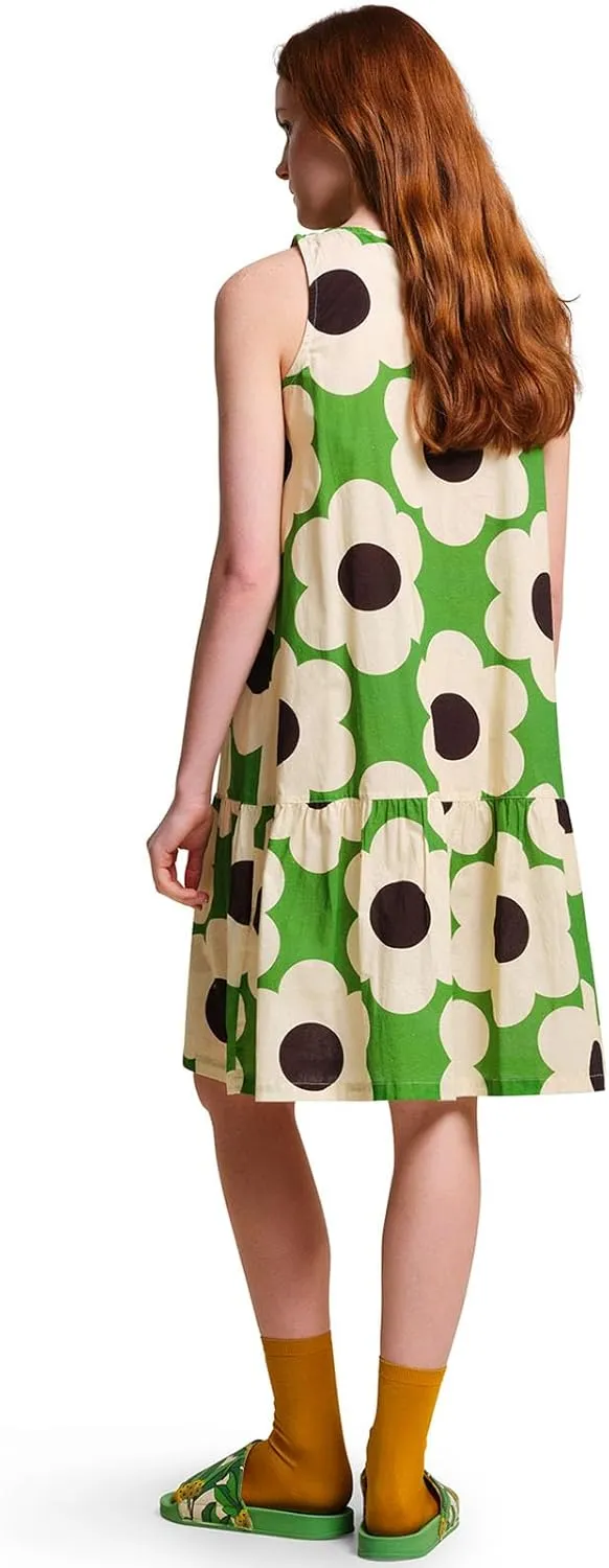 Womens Orla Kiely Bold Pattern Above The Knee Summer Beach Dress