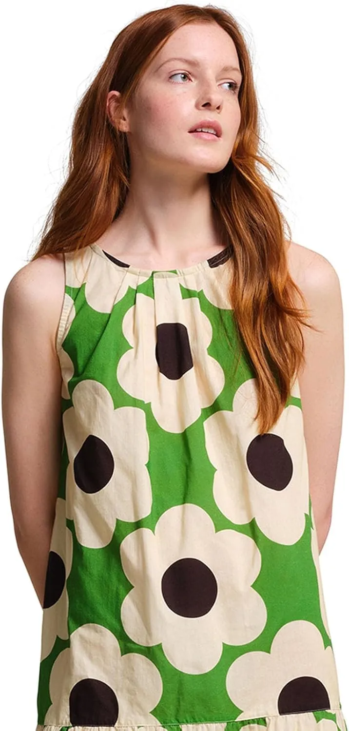 Womens Orla Kiely Bold Pattern Above The Knee Summer Beach Dress