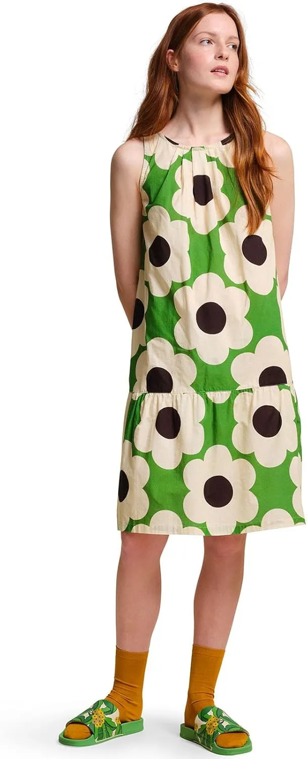 Womens Orla Kiely Bold Pattern Above The Knee Summer Beach Dress