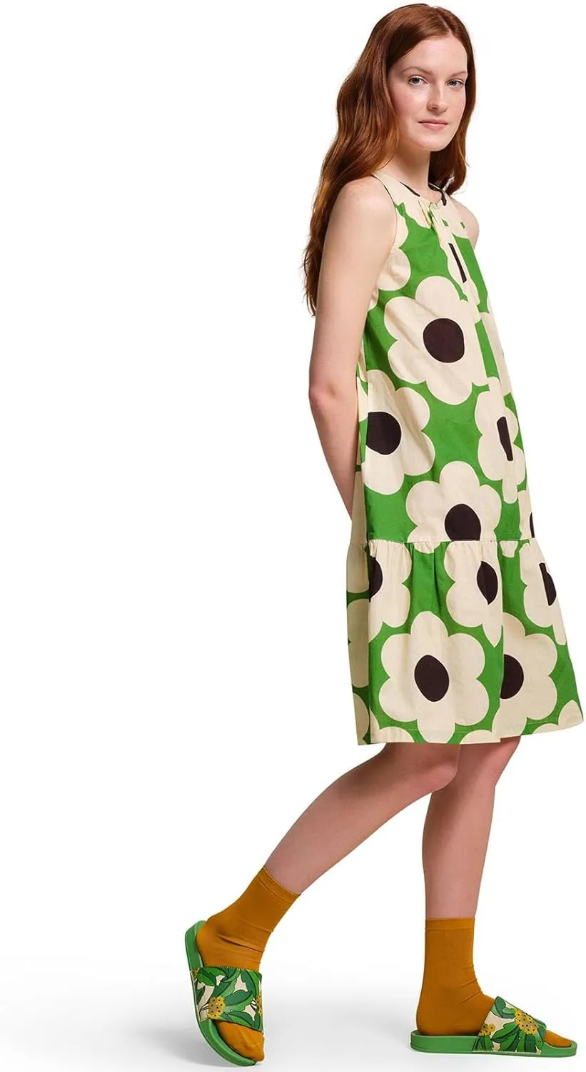 Womens Orla Kiely Bold Pattern Above The Knee Summer Beach Dress